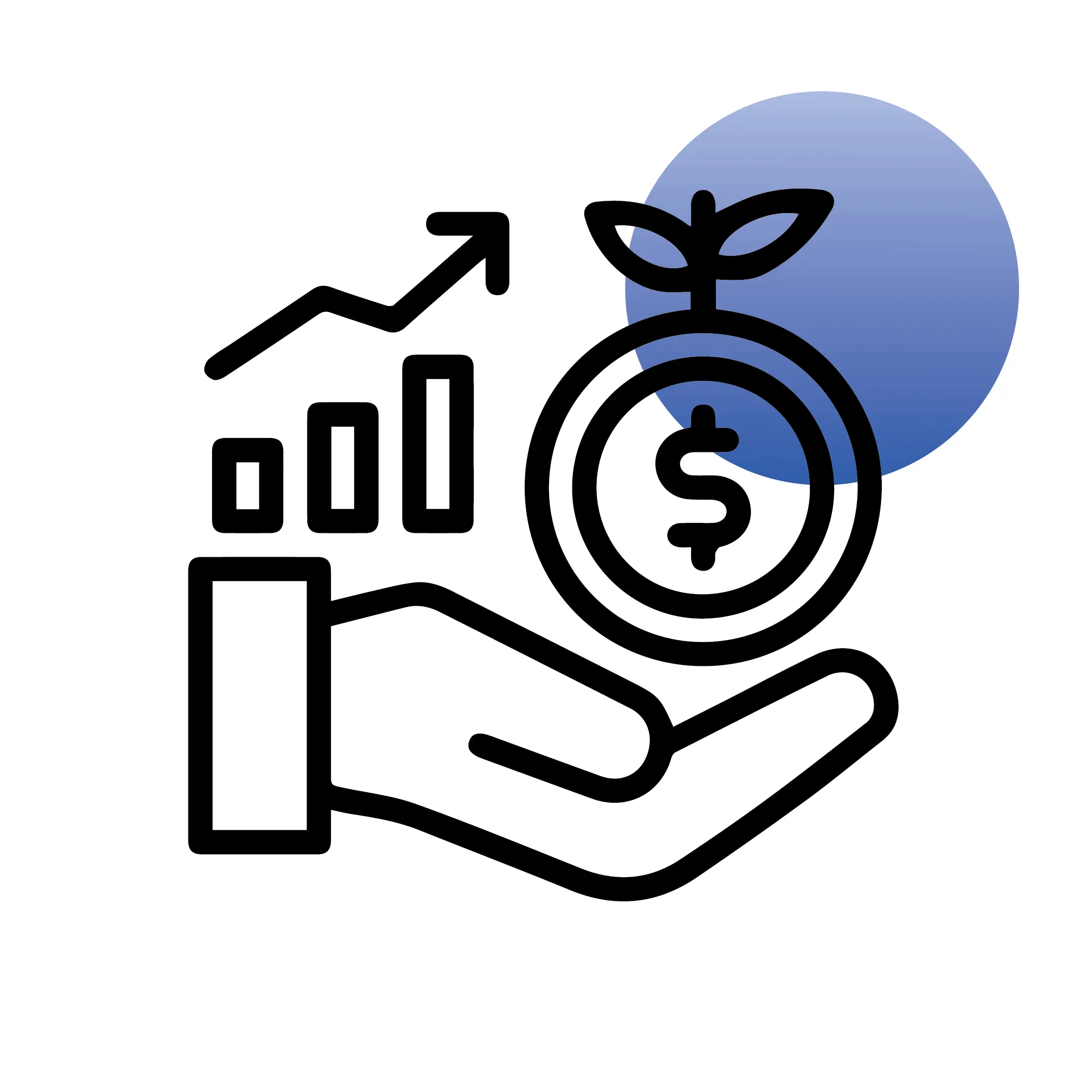 Drive growth and profitability icon